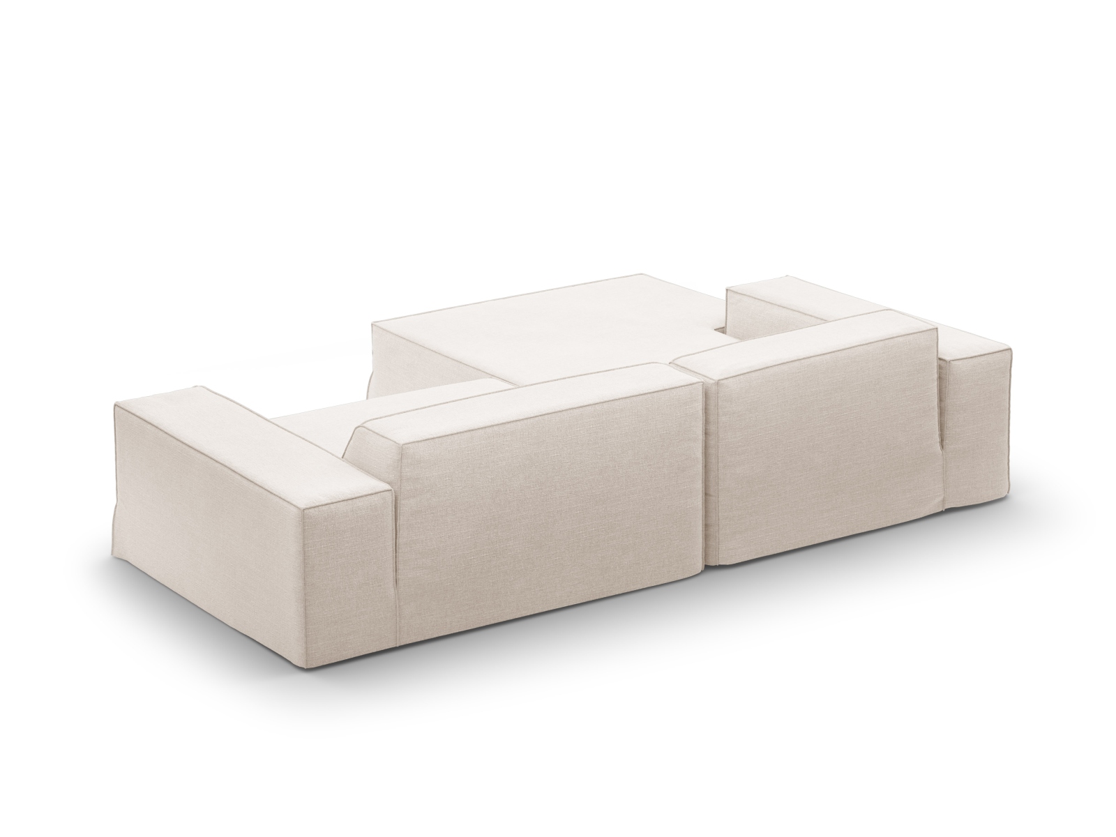 Modular Left Corner Sofa, "Jodie", 3 Seats, 224x162x77