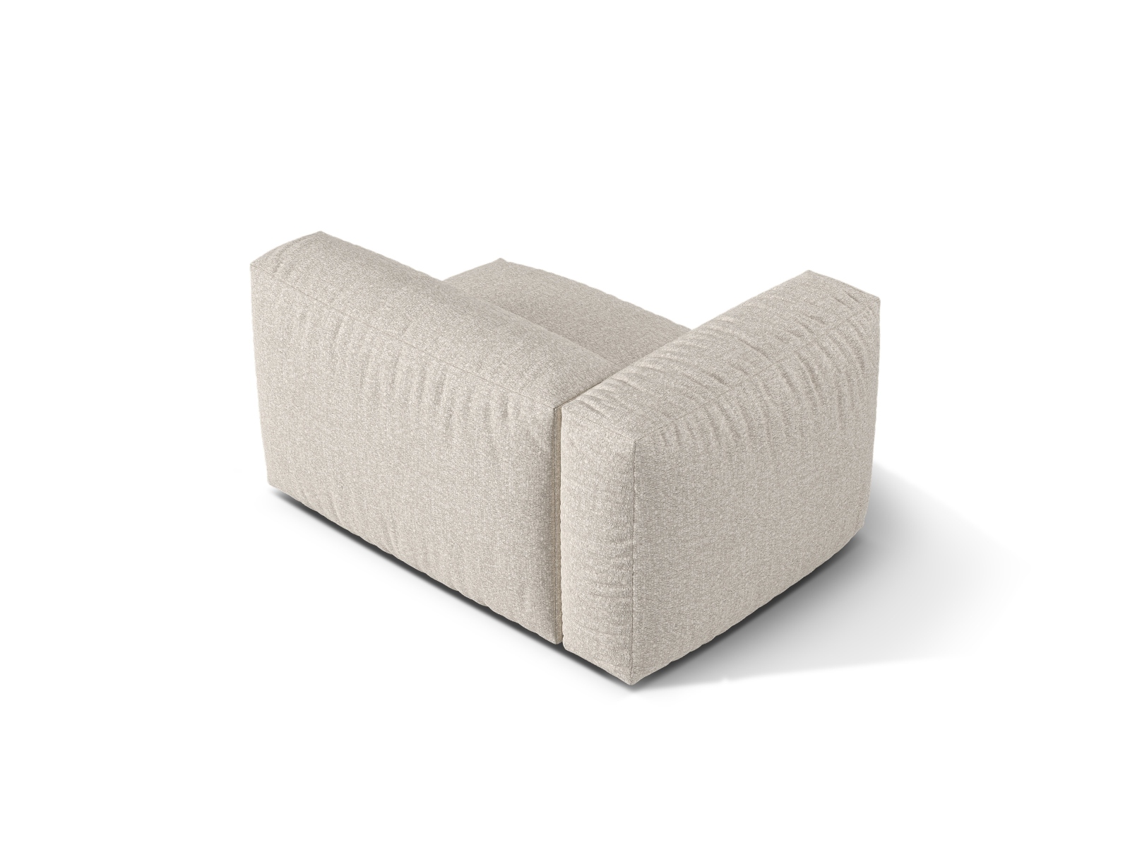 Left Wide Single Seat, "Martina", 1 Seat, 120x106x75