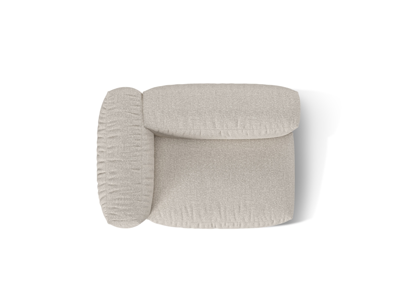 Left Wide Single Seat, "Martina", 1 Seat, 120x106x75