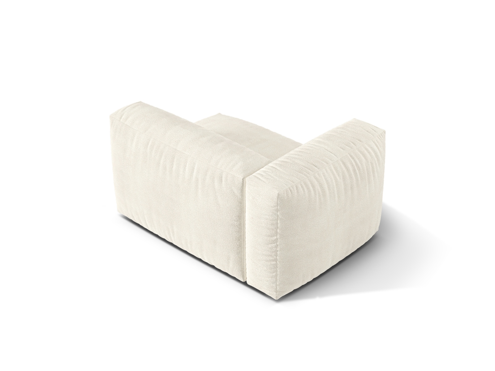 Left Wide Single Seat, "Martina", 1 Seat, 120x106x75