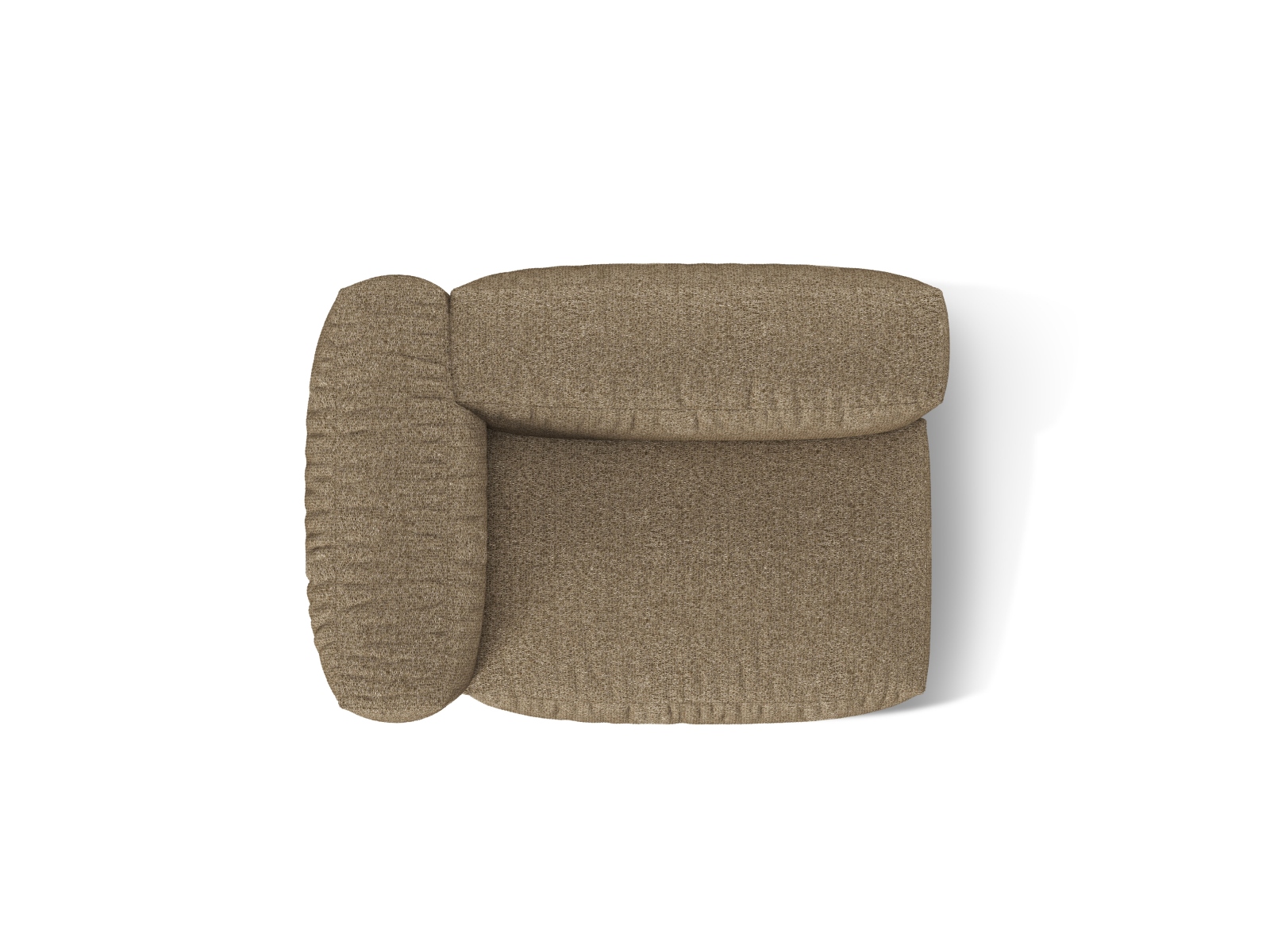 Left Wide Single Seat, "Martina", 1 Seat, 120x106x75