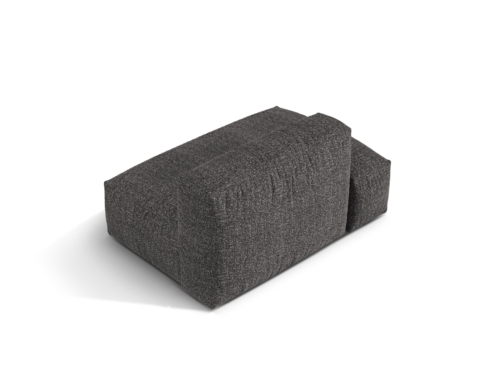 Boucle Left Sofa, "Martina", 2 Seats, 133x106x75