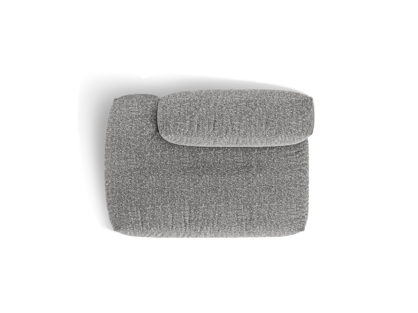 Boucle Left Sofa, "Martina", 2 Seats, 133x106x75