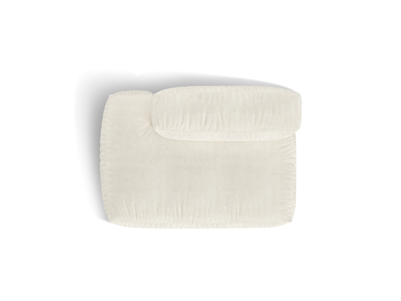 Boucle Left Sofa, "Martina", 2 Seats, 133x106x75