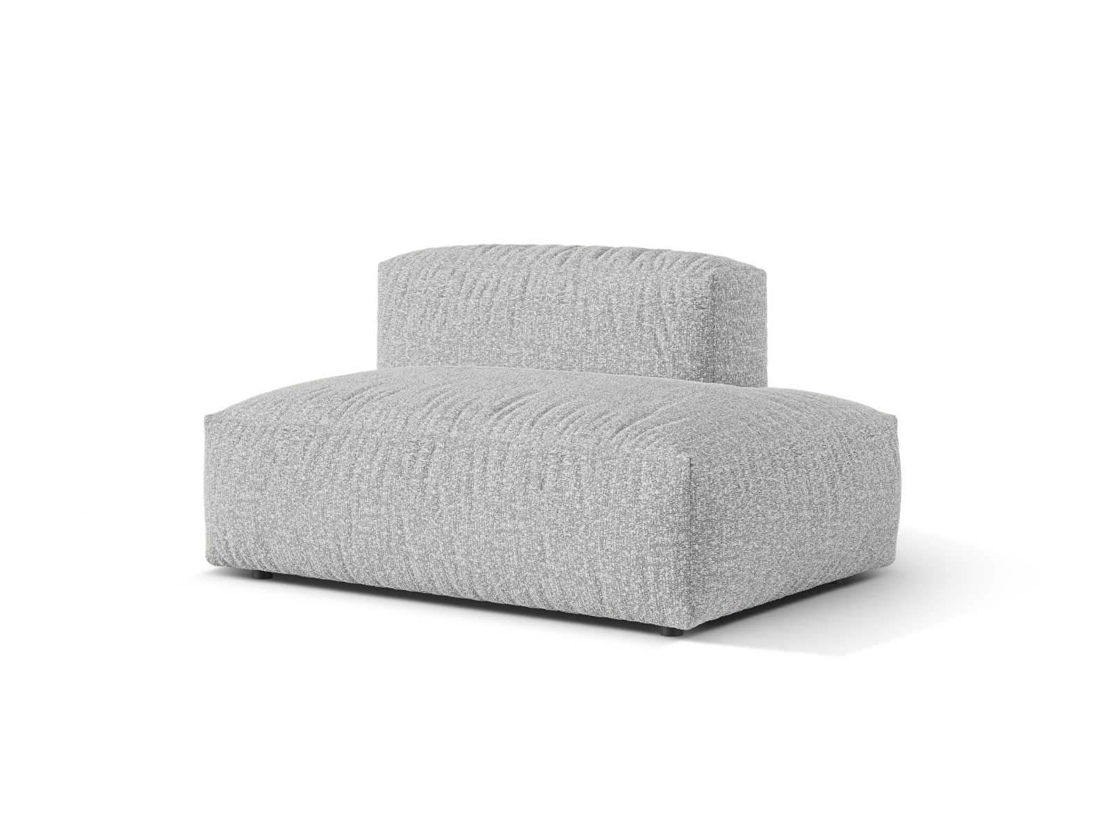 Boucle right sofa, "Martina", 2 Seats, 133x106x75