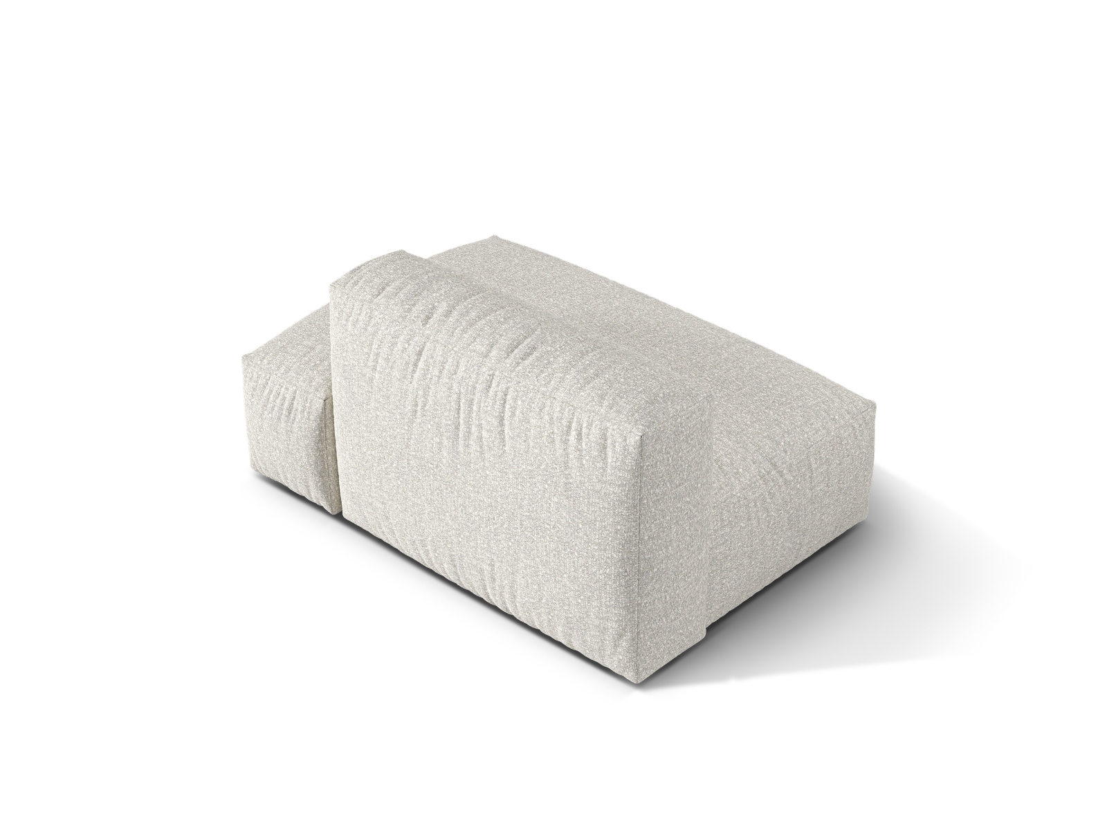 Boucle right sofa, "Martina", 2 Seats, 133x106x75
