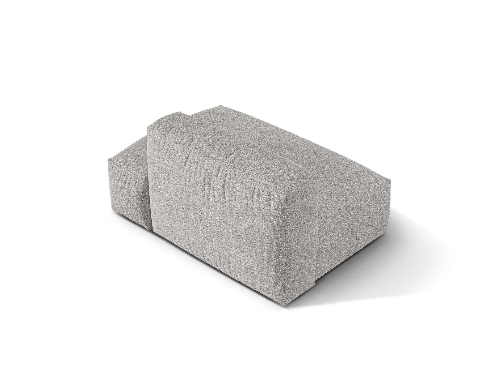 Boucle right sofa, "Martina", 2 Seats, 133x106x75
