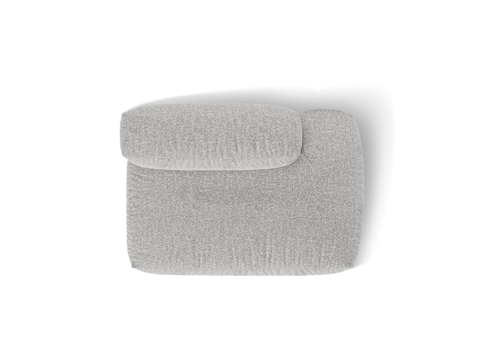 Boucle right sofa, "Martina", 2 Seats, 133x106x75