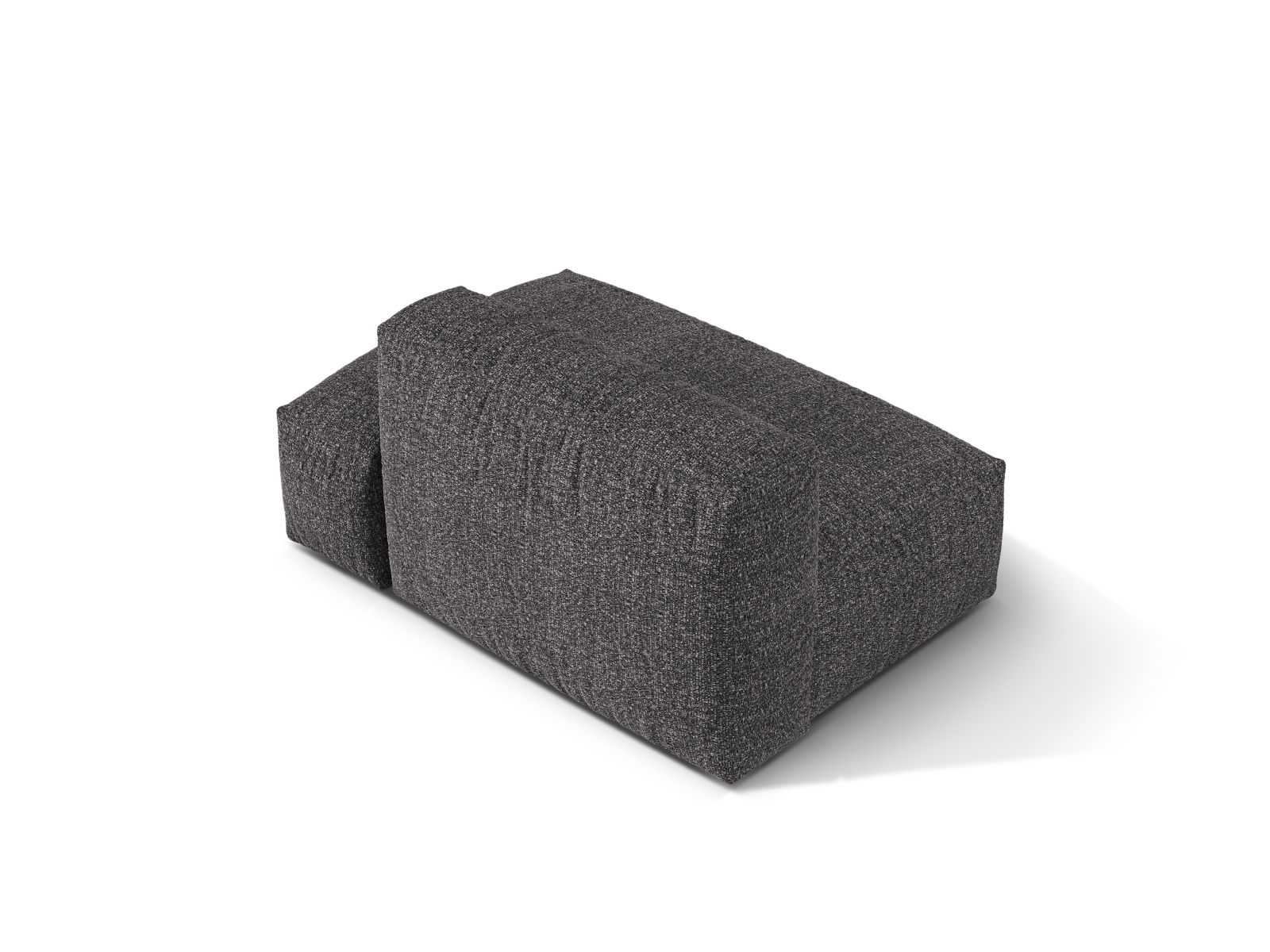 Boucle right sofa, "Martina", 2 Seats, 133x106x75