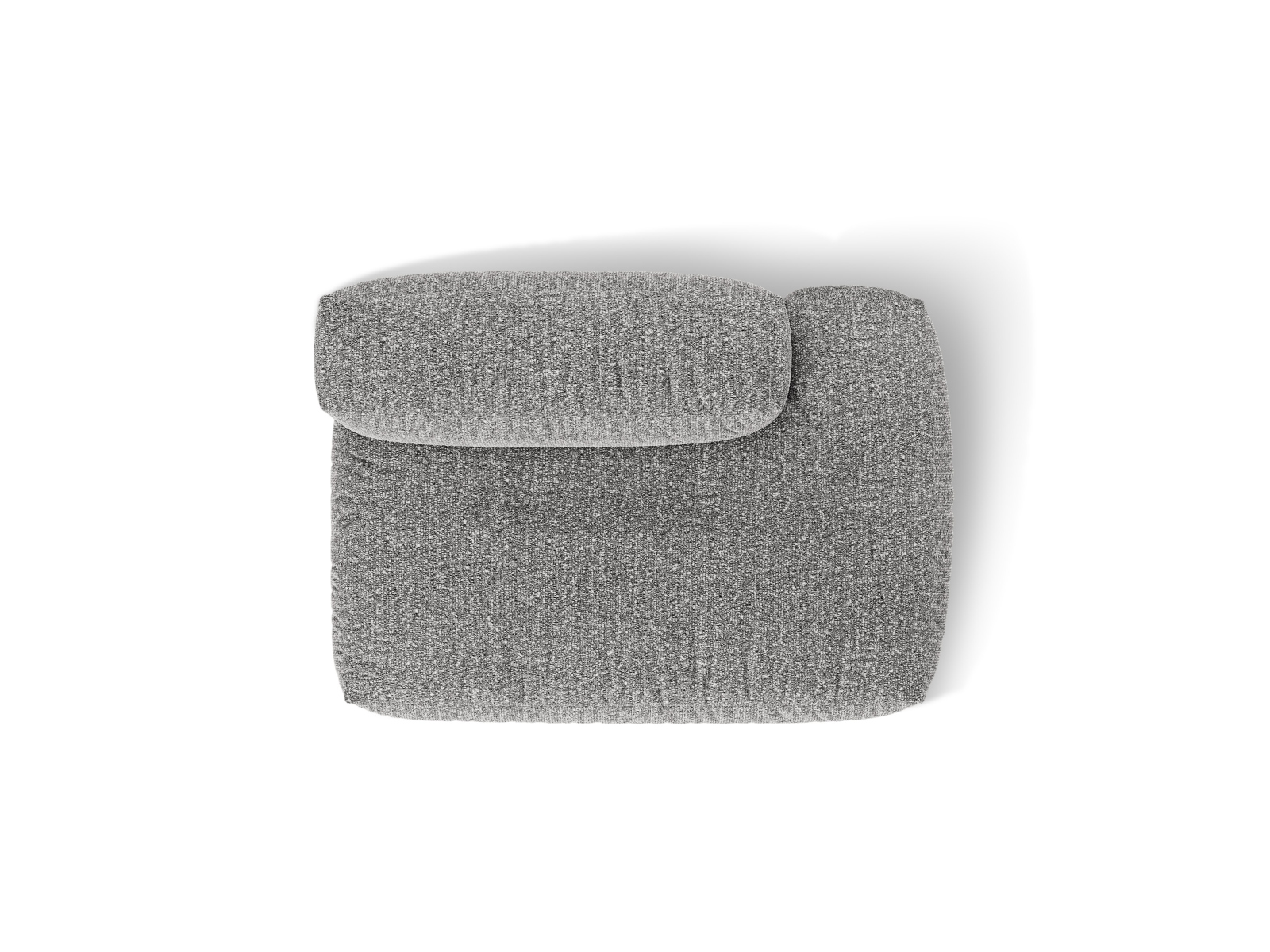 Boucle right sofa, "Martina", 2 Seats, 133x106x75