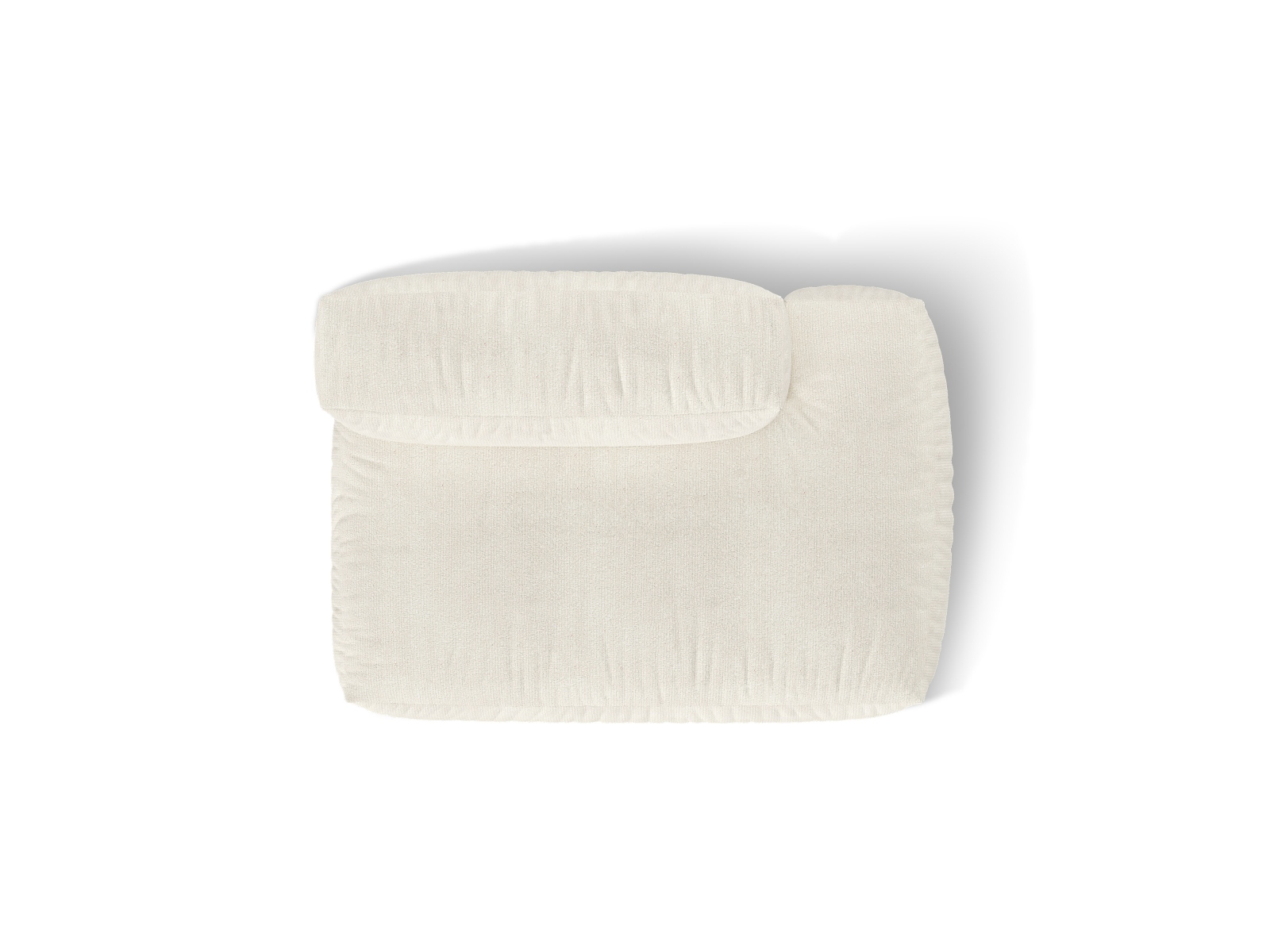 Boucle right sofa, "Martina", 2 Seats, 133x106x75