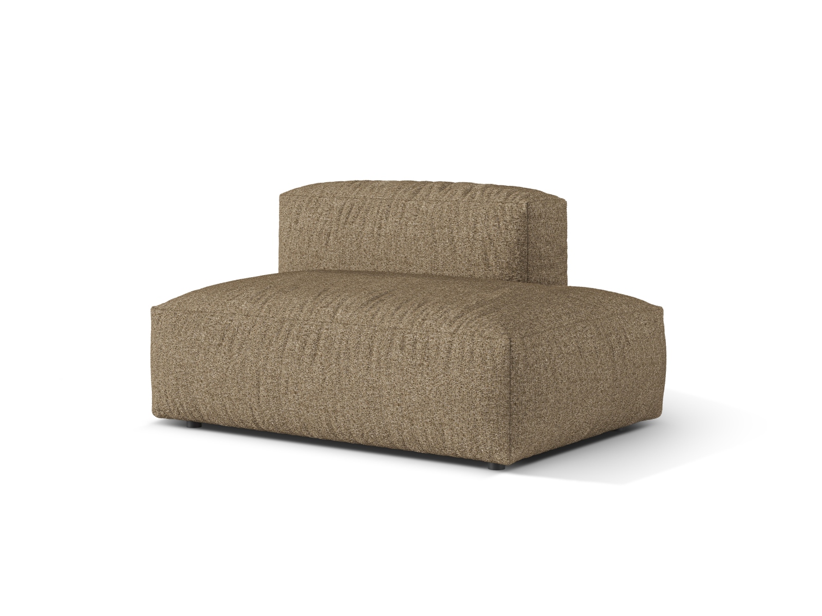 Boucle right sofa, "Martina", 2 Seats, 133x106x75