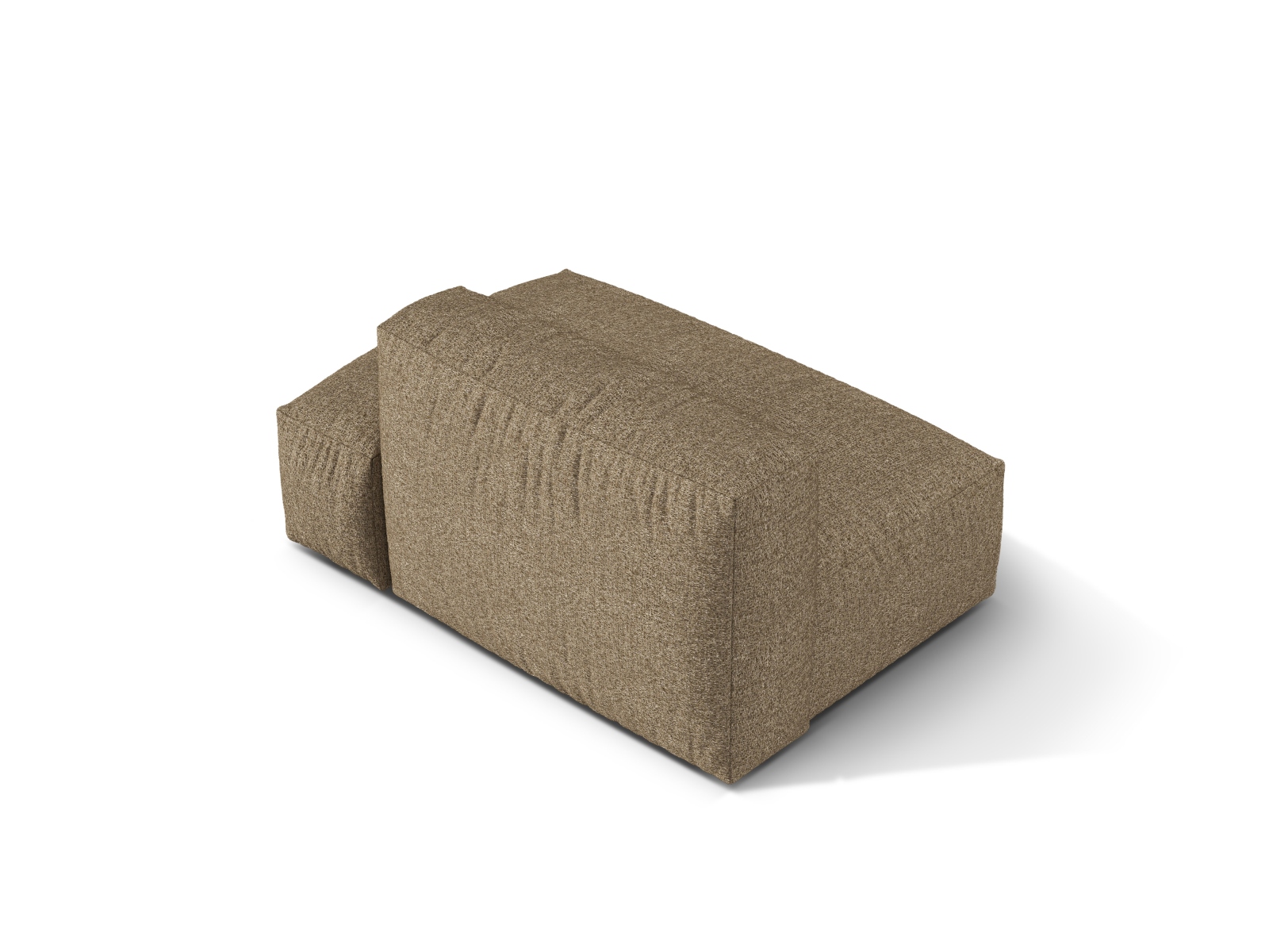 Boucle right sofa, "Martina", 2 Seats, 133x106x75