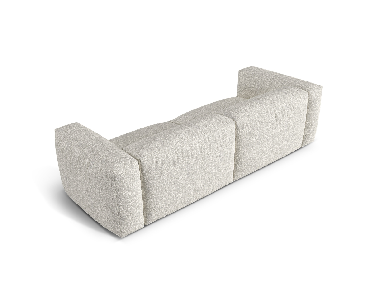 Boucle Modular Sofa XL, "Martina", 3 Seats, 240x106x75