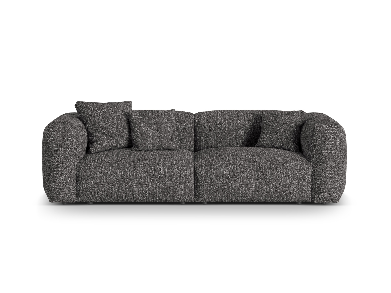Boucle Modular Sofa XL, "Martina", 3 Seats, 240x106x75