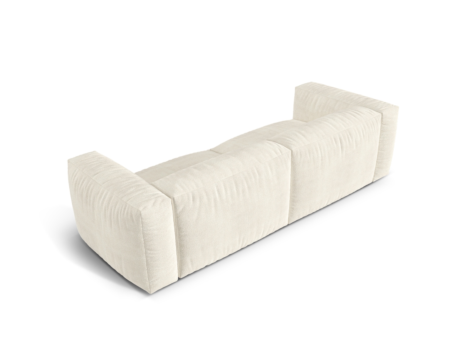 Boucle Modular Sofa XL, "Martina", 3 Seats, 240x106x75