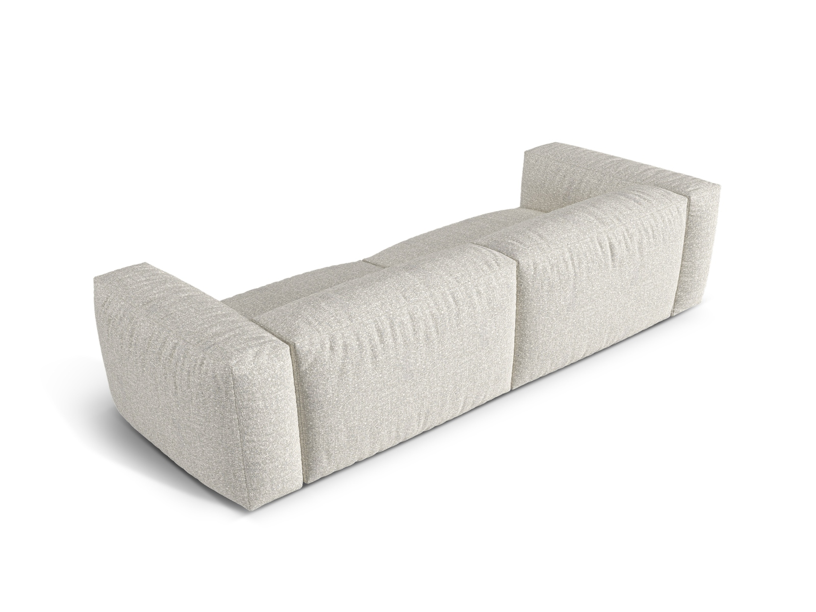 Boucle Modular Sofa XL, "Martina", 4 Seats, 320x106x75