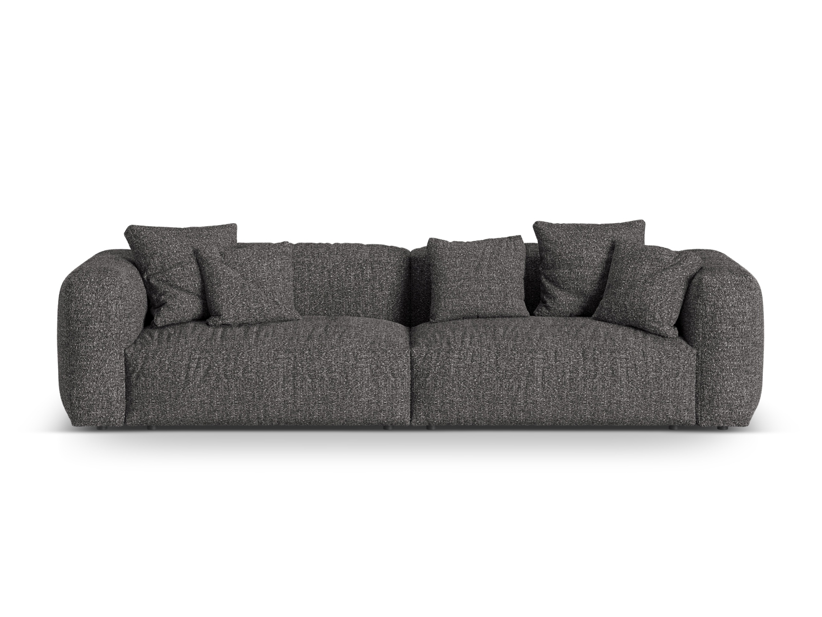 Boucle Modular Sofa XL, "Martina", 4 Seats, 320x106x75