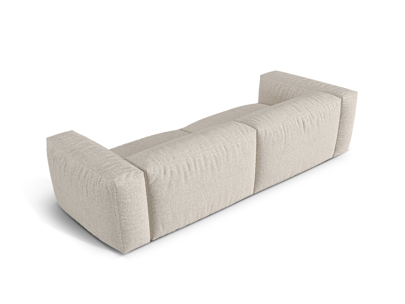 Boucle Modular Sofa XL, "Martina", 4 Seats, 320x106x75