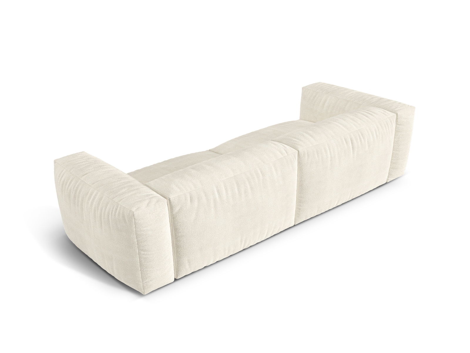 Boucle Modular Sofa XL, "Martina", 4 Seats, 320x106x75