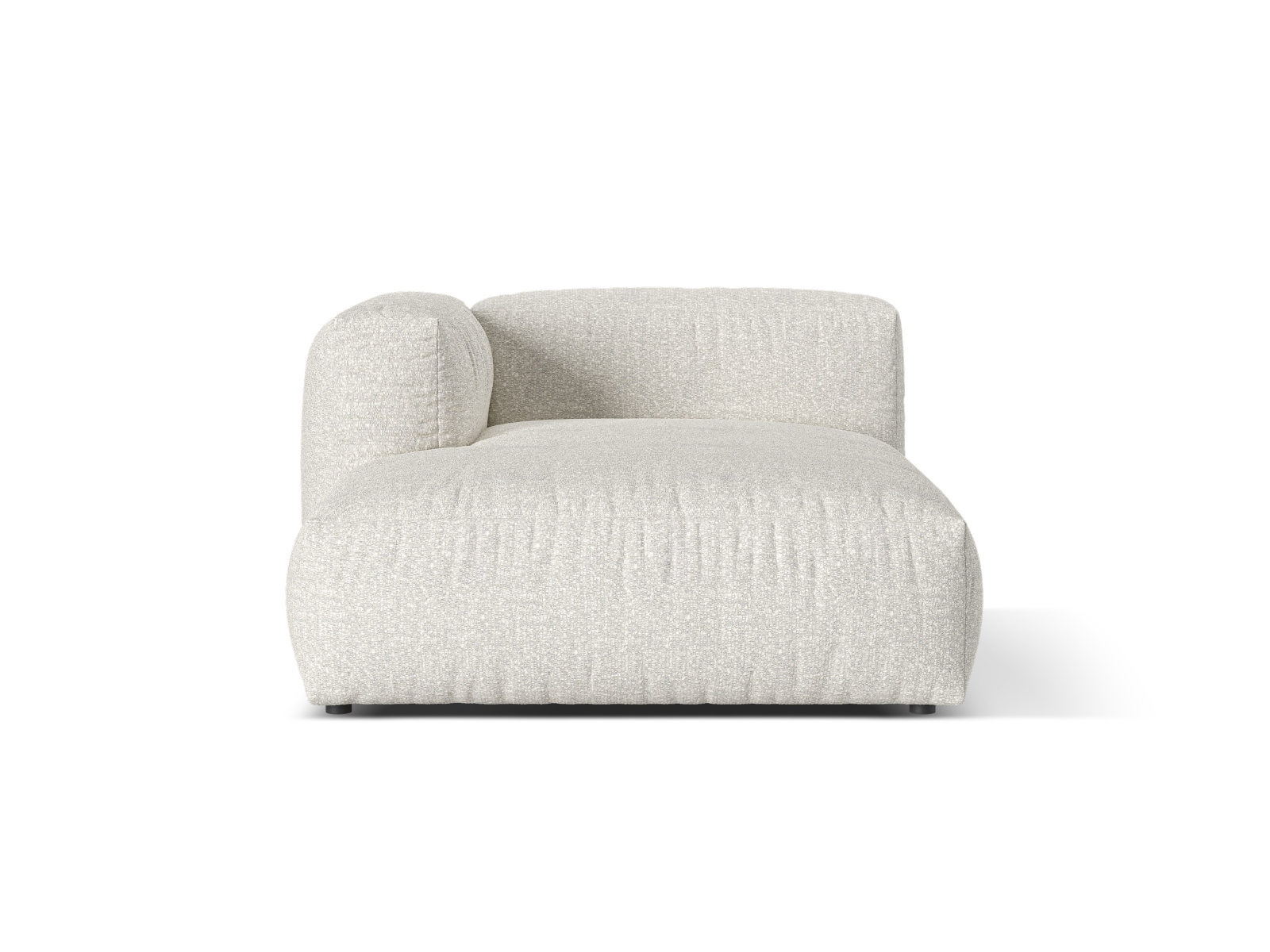 Boucle Chaise Longue Left, "Martina", 1 Seat, 120x176x75