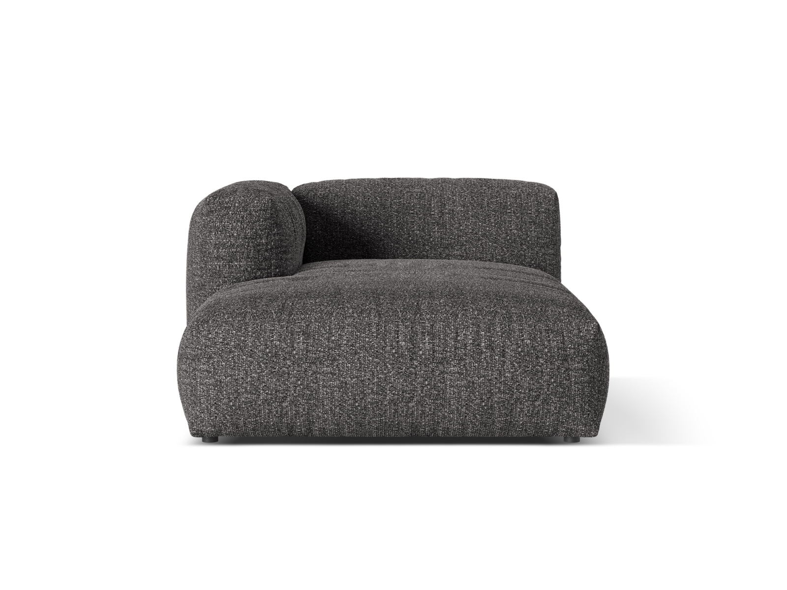 Boucle Chaise Longue Left, "Martina", 1 Seat, 120x176x75