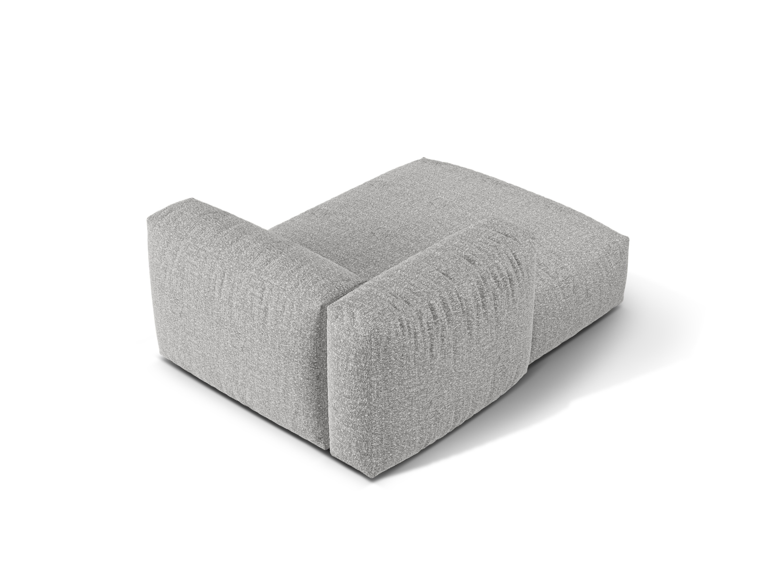 Boucle Chaise Longue Left, "Martina", 1 Seat, 120x176x75