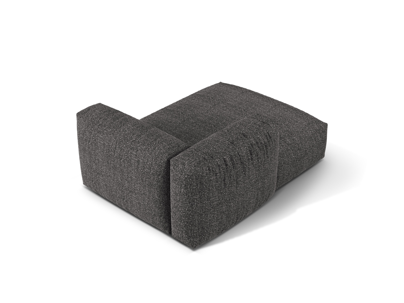 Boucle Chaise Longue Left, "Martina", 1 Seat, 120x176x75