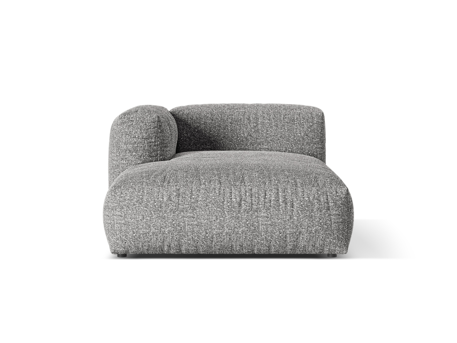 Boucle Chaise Longue Left, "Martina", 1 Seat, 120x176x75