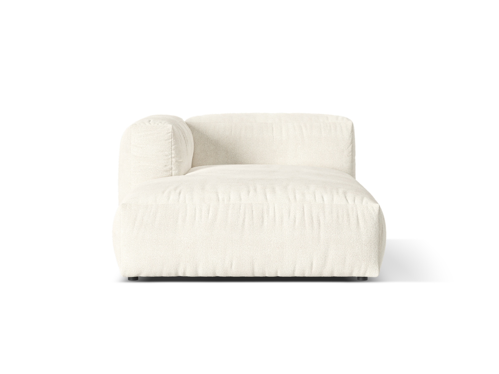 Boucle Chaise Longue Left, "Martina", 1 Seat, 120x176x75