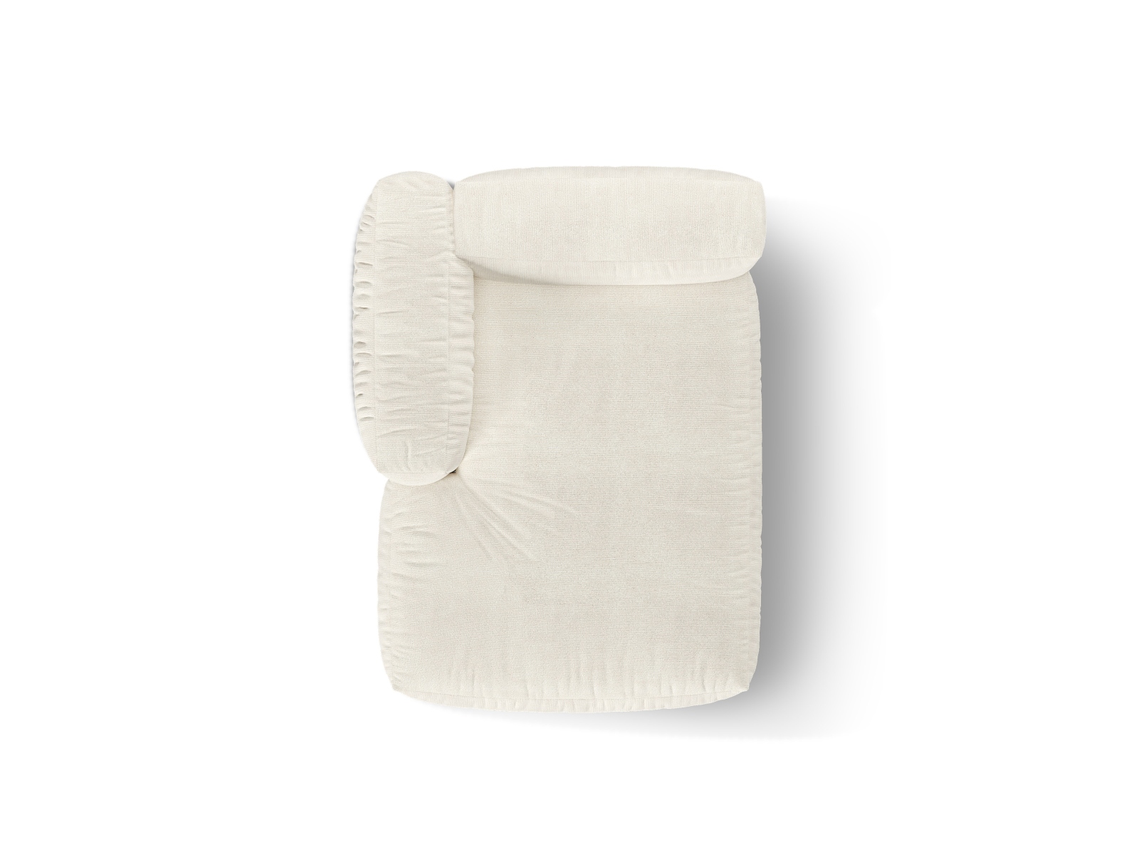 Boucle Chaise Longue Left, "Martina", 1 Seat, 120x176x75