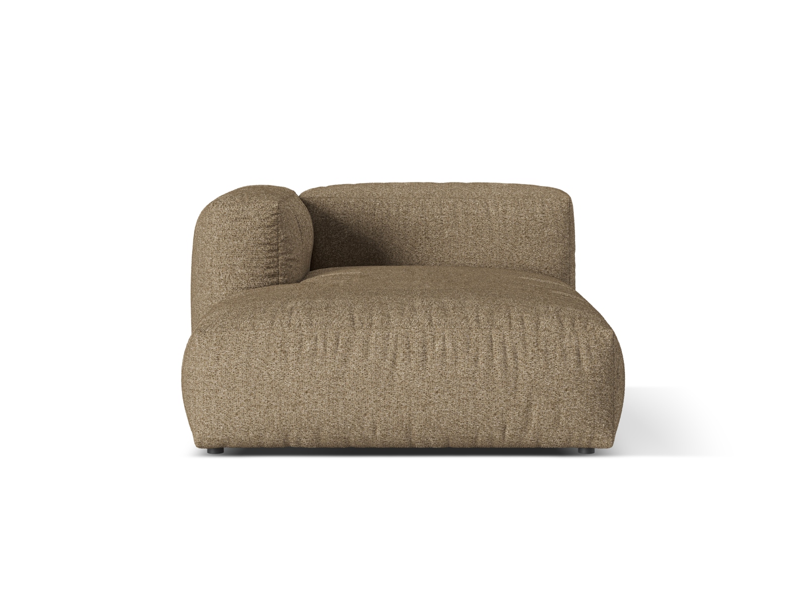 Boucle Chaise Longue Left, "Martina", 1 Seat, 120x176x75