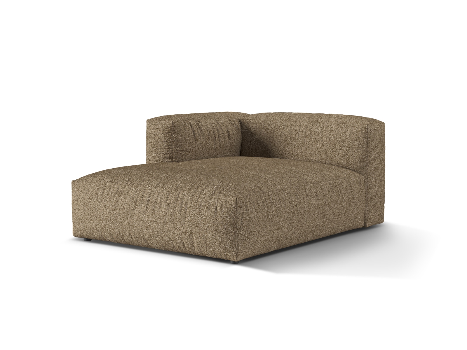 Boucle Chaise Longue Left, "Martina", 1 Seat, 120x176x75
