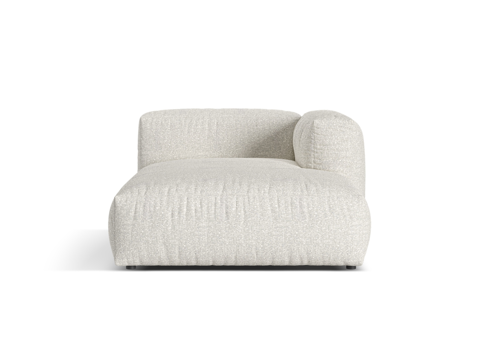 Boucle Chaise Longue Right, "Martina", 1 Seat, 120x176x75