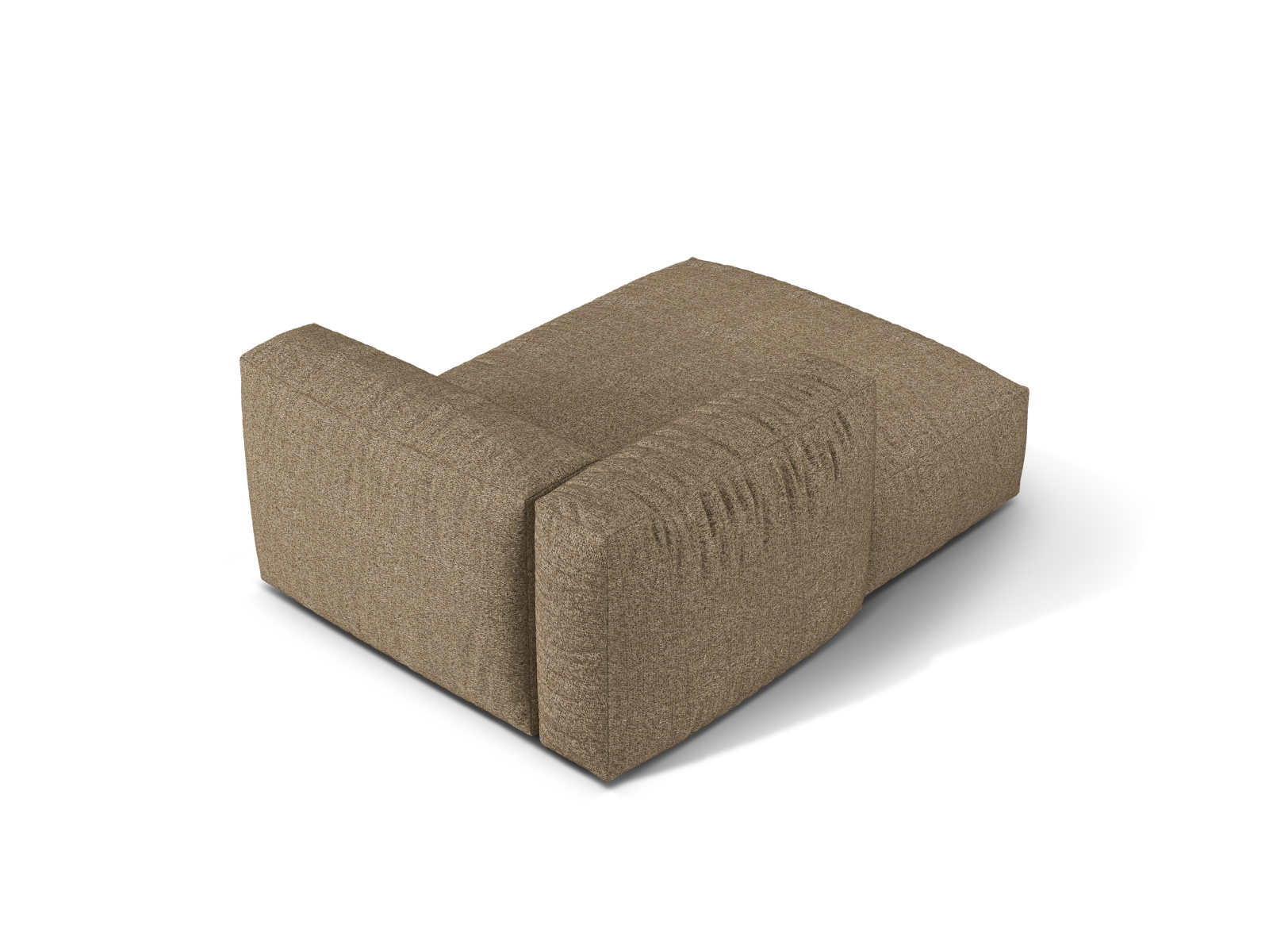 Boucle Chaise Longue Left, "Martina", 1 Seat, 120x176x75