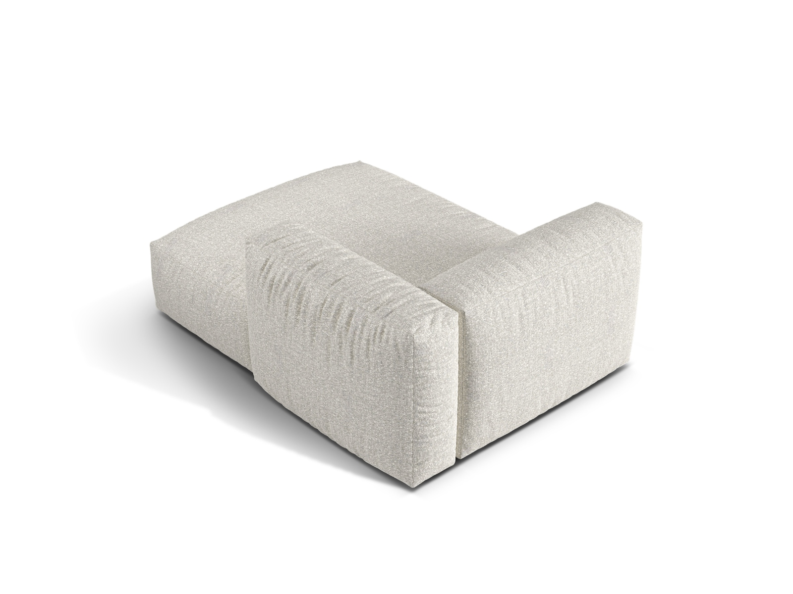 Boucle Chaise Longue Right, "Martina", 1 Seat, 120x176x75