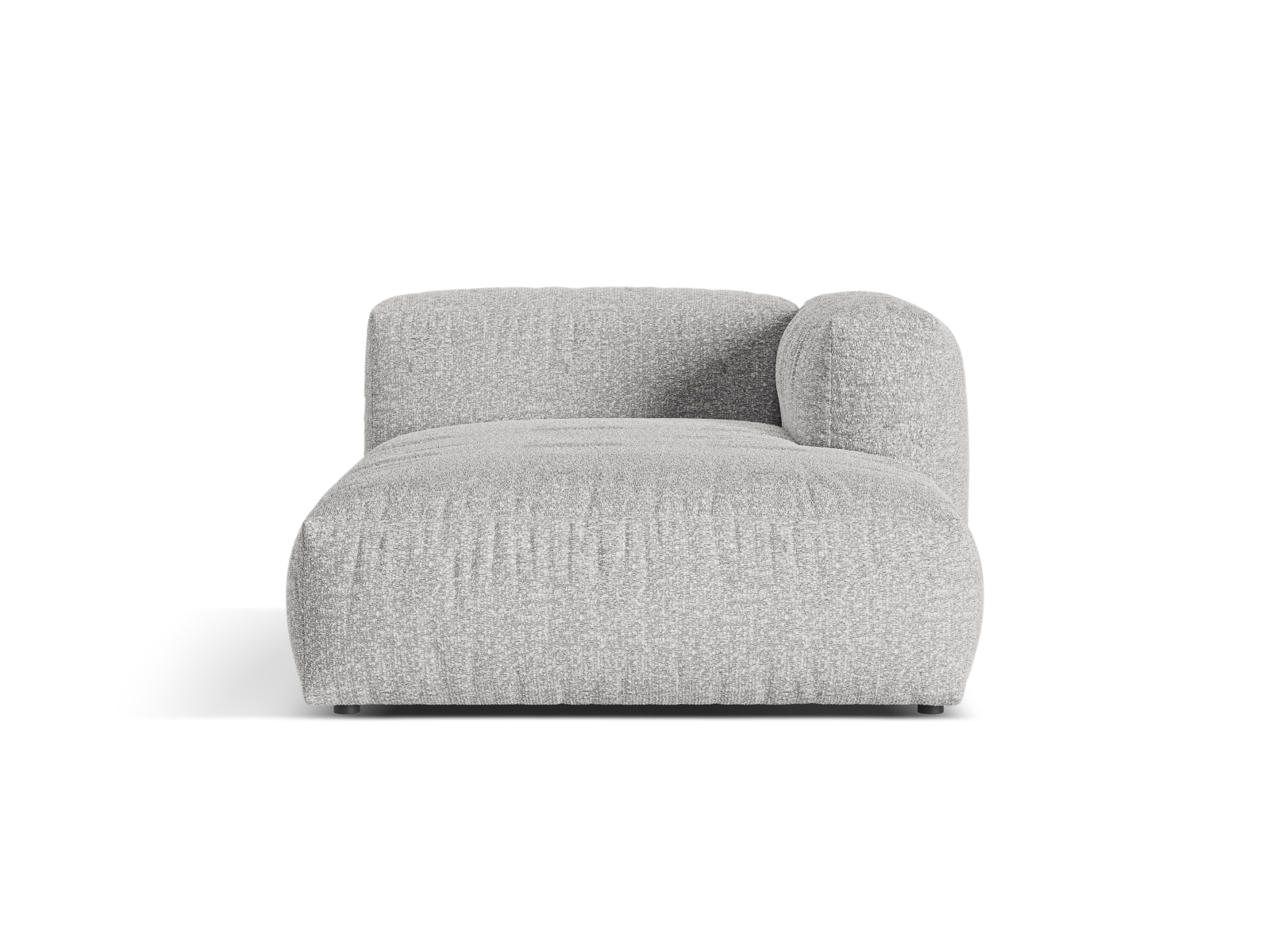 Boucle Chaise Longue Right, "Martina", 1 Seat, 120x176x75