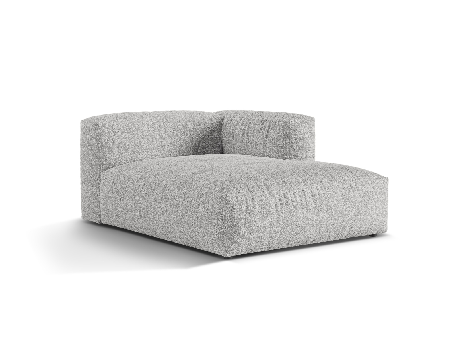 Boucle Chaise Longue Right, "Martina", 1 Seat, 120x176x75