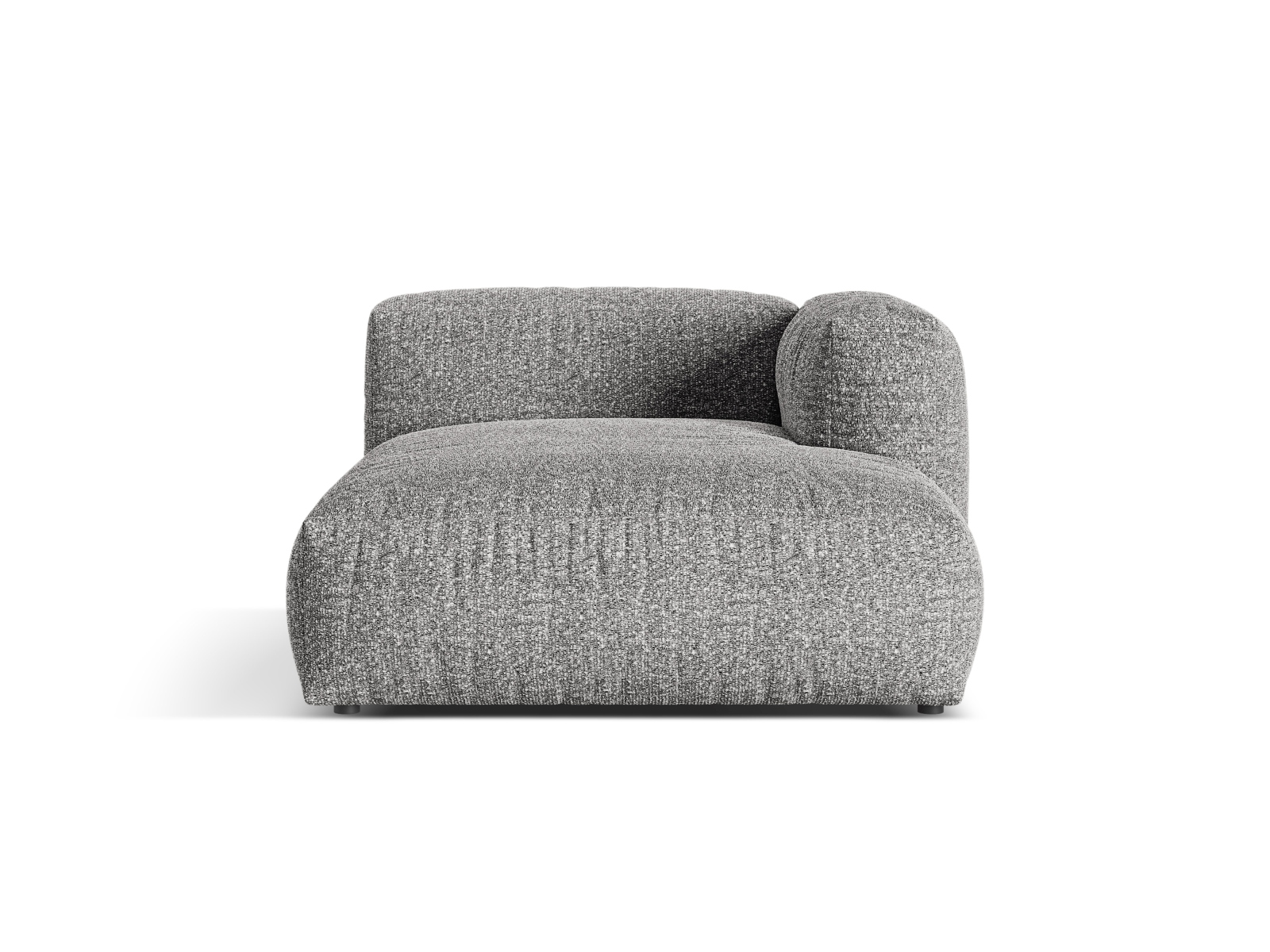 Boucle Chaise Longue Right, "Martina", 1 Seat, 120x176x75