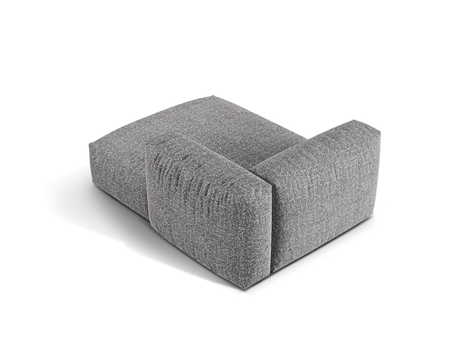 Boucle Chaise Longue Right, "Martina", 1 Seat, 120x176x75