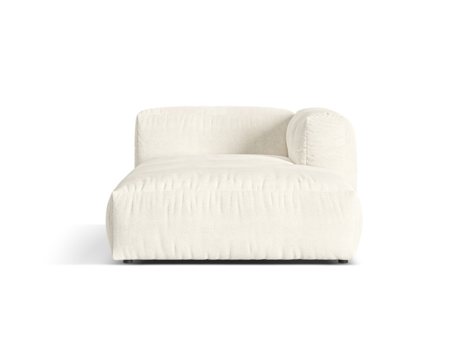 Boucle Chaise Longue Right, "Martina", 1 Seat, 120x176x75