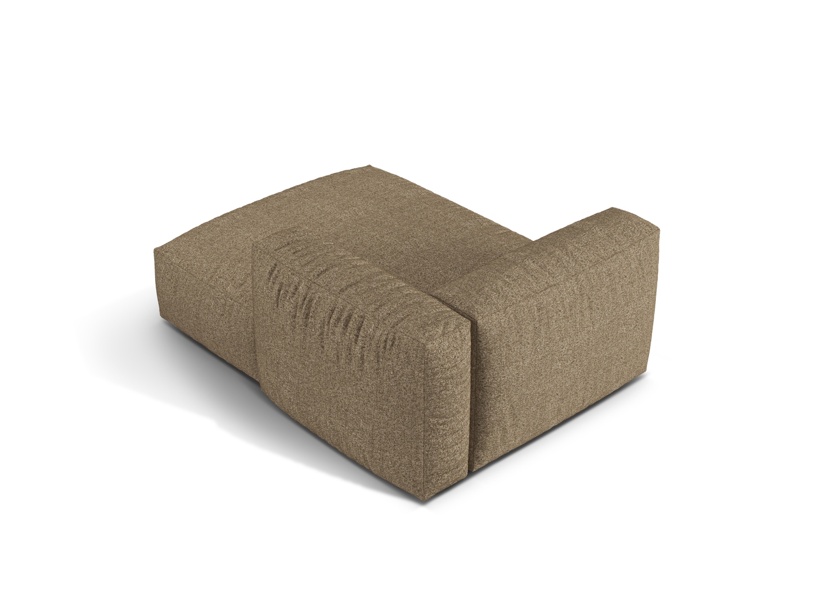 Boucle Chaise Longue Right, "Martina", 1 Seat, 120x176x75