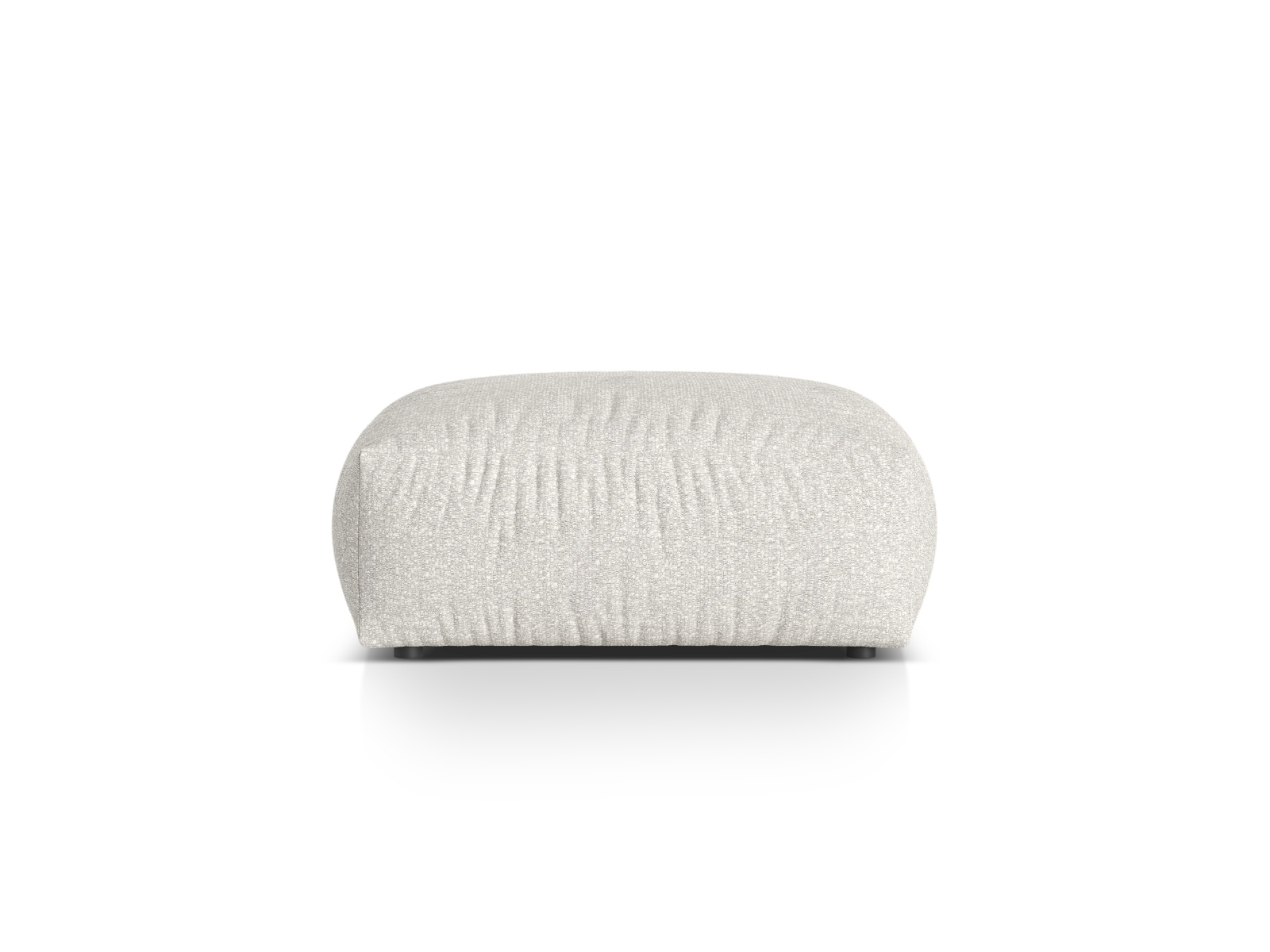 Boucle large pouf, "Martina", 1 Seat, 106x106x44