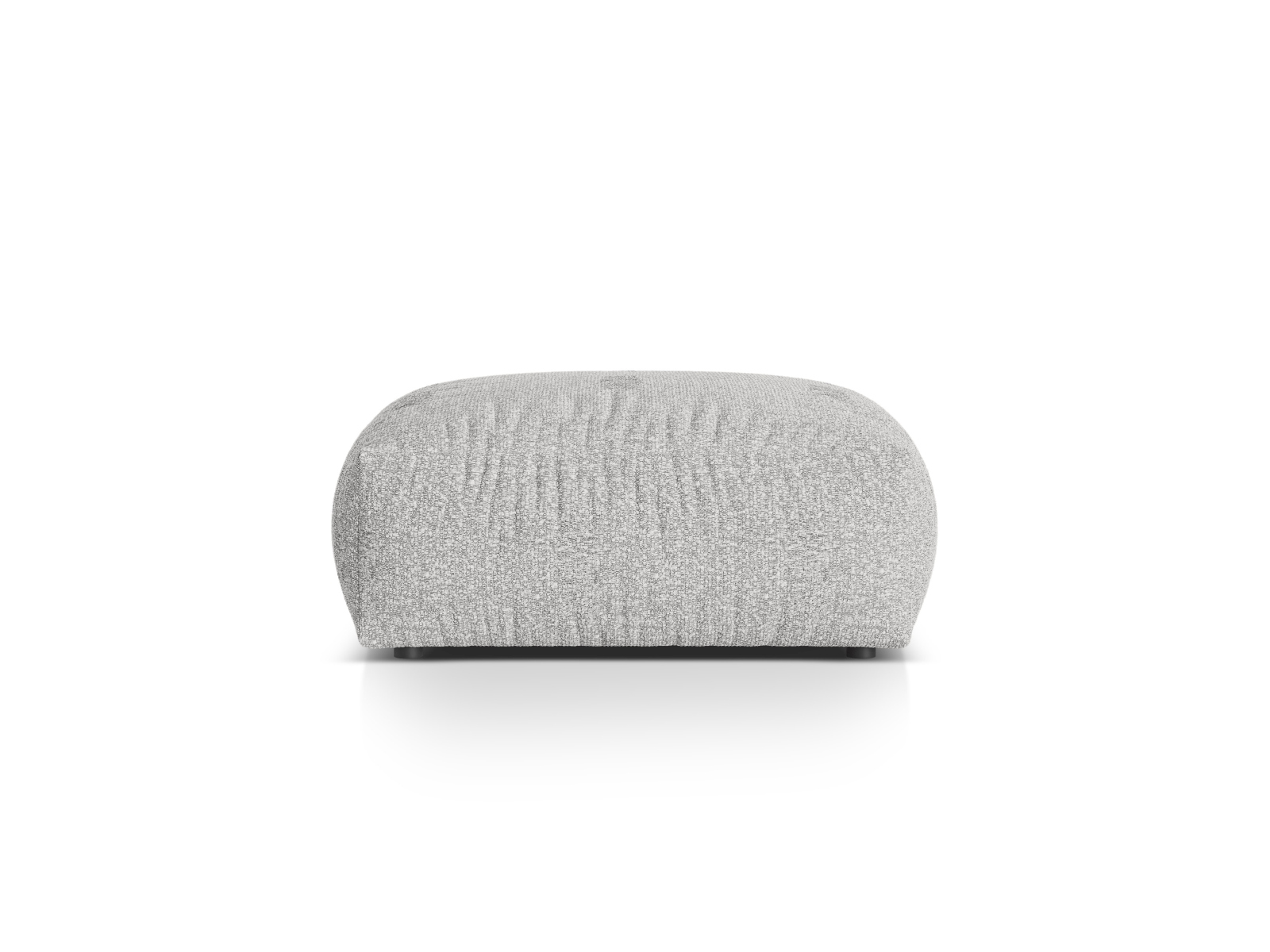 Boucle large pouf, "Martina", 1 Seat, 106x106x44