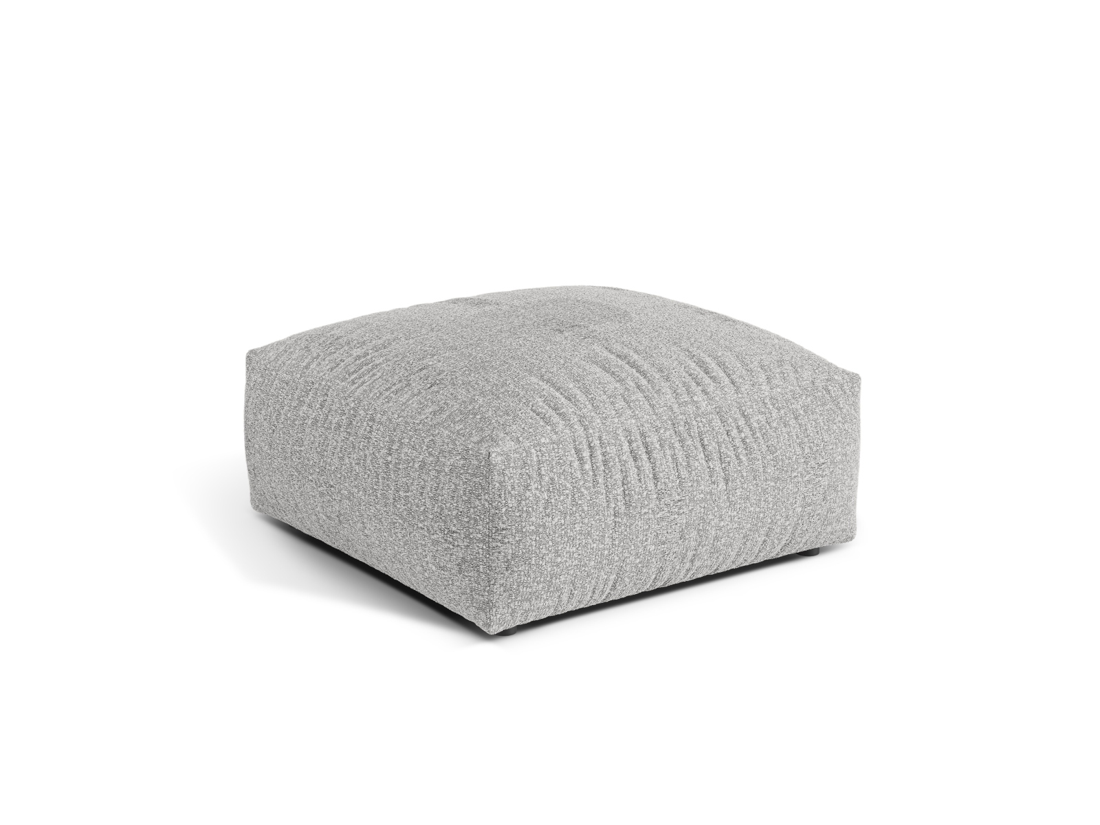 Boucle large pouf, "Martina", 1 Seat, 106x106x44