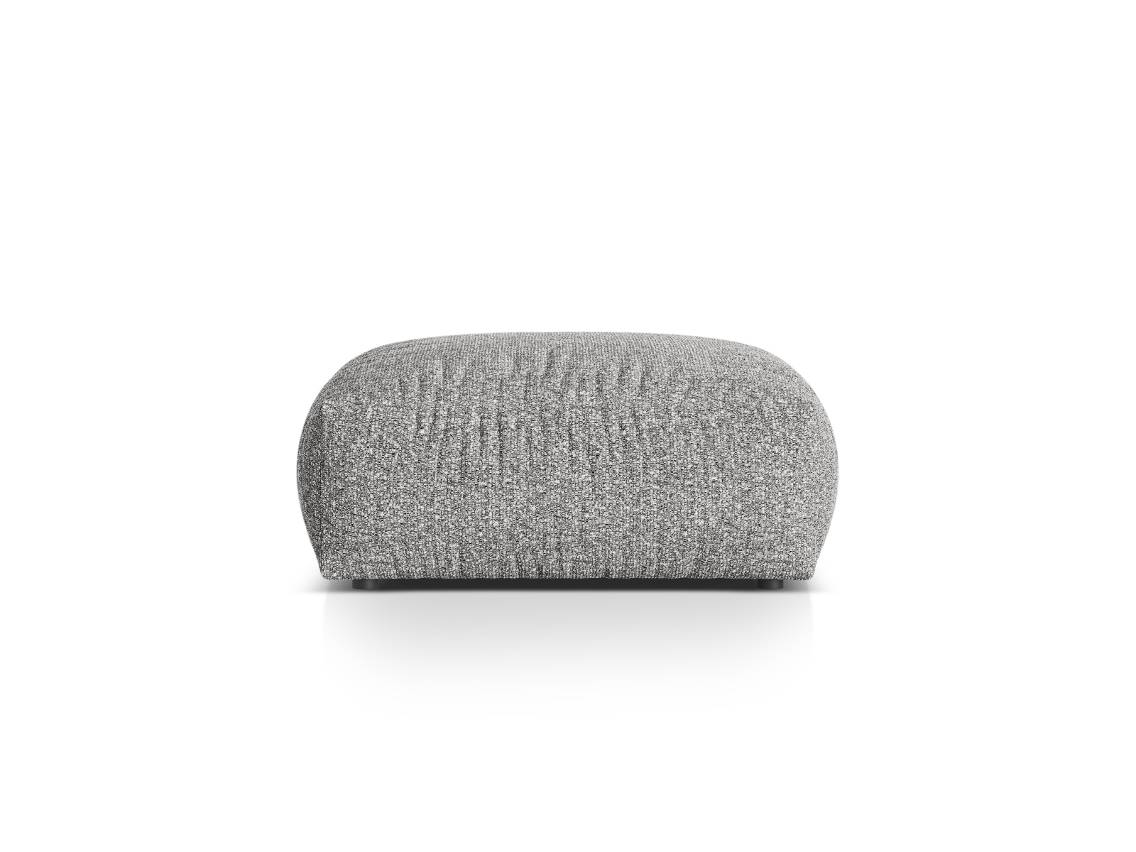 Boucle large pouf, "Martina", 1 Seat, 106x106x44