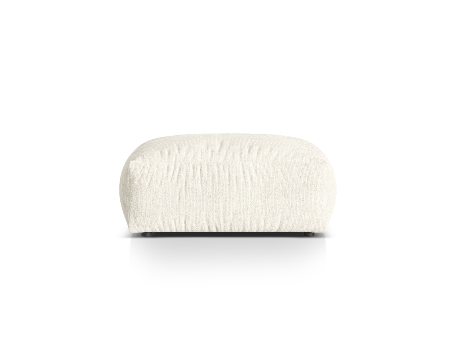 Boucle large pouf, "Martina", 1 Seat, 106x106x44