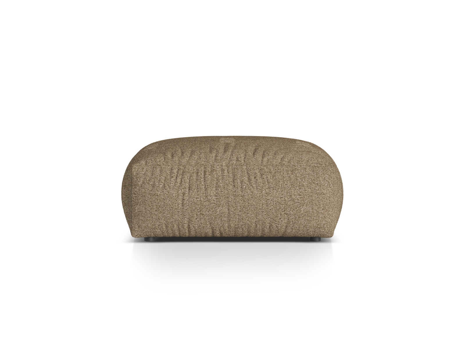 Boucle large pouf, "Martina", 1 Seat, 106x106x44