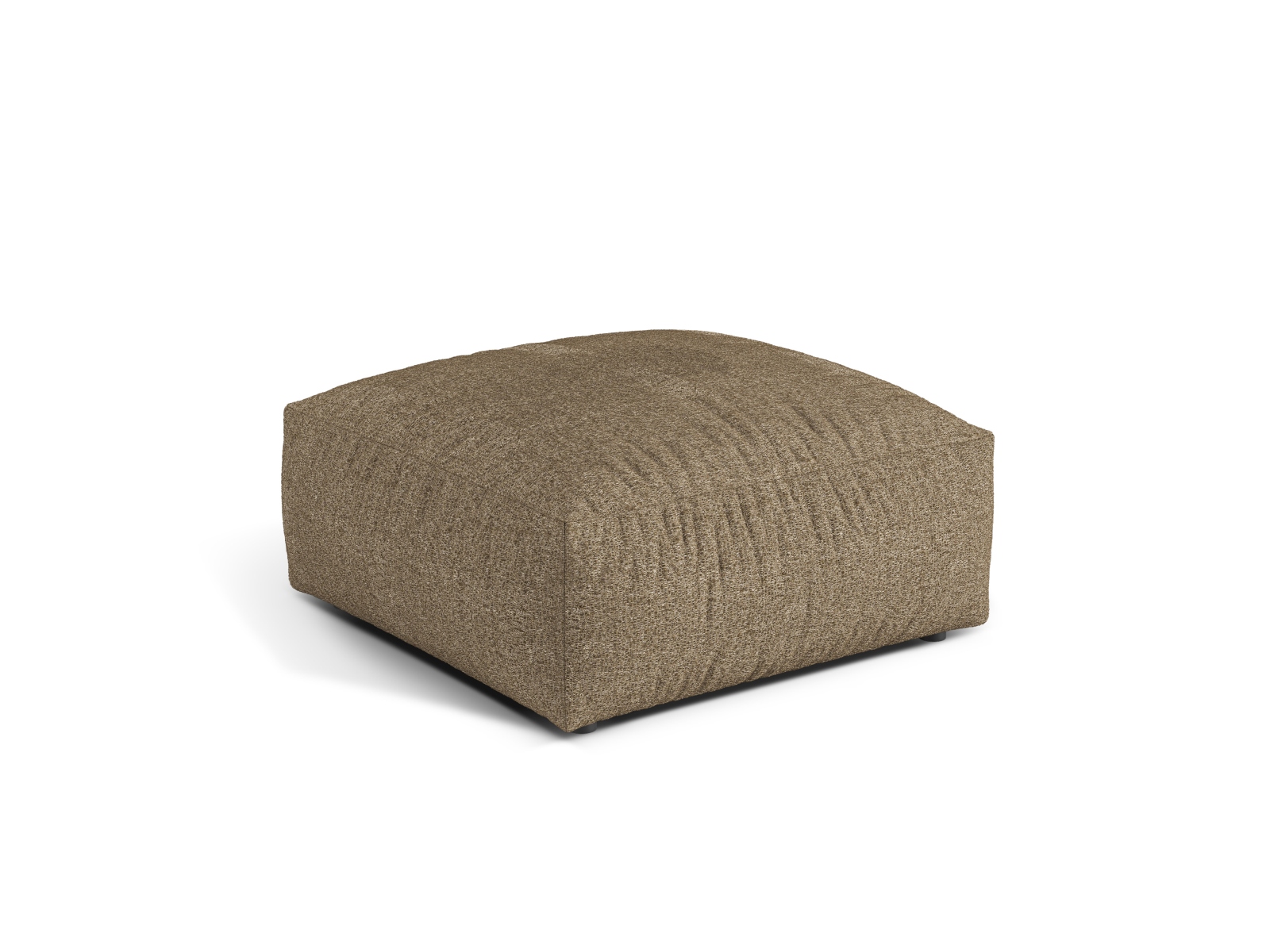 Boucle large pouf, "Martina", 1 Seat, 106x106x44