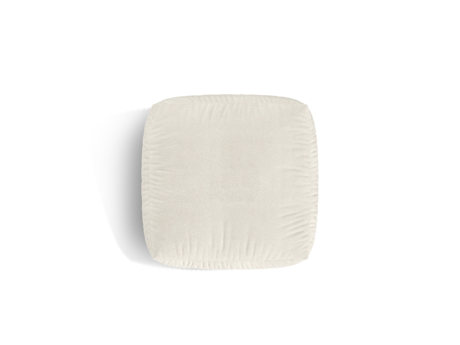 Boucle large pouf, "Martina", 1 Seat, 106x106x44